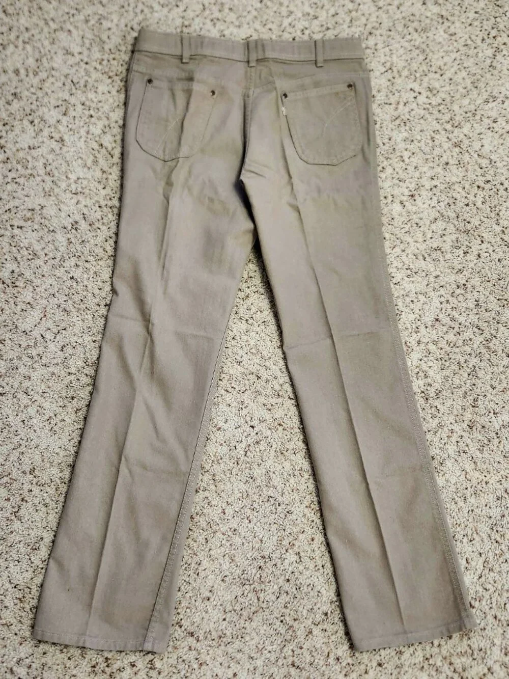 vintage Levi's 34 men's tan chambray 5 pocket c1980